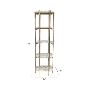 HATTONWAY WHITE ETAGERE 78 (IN) 10
