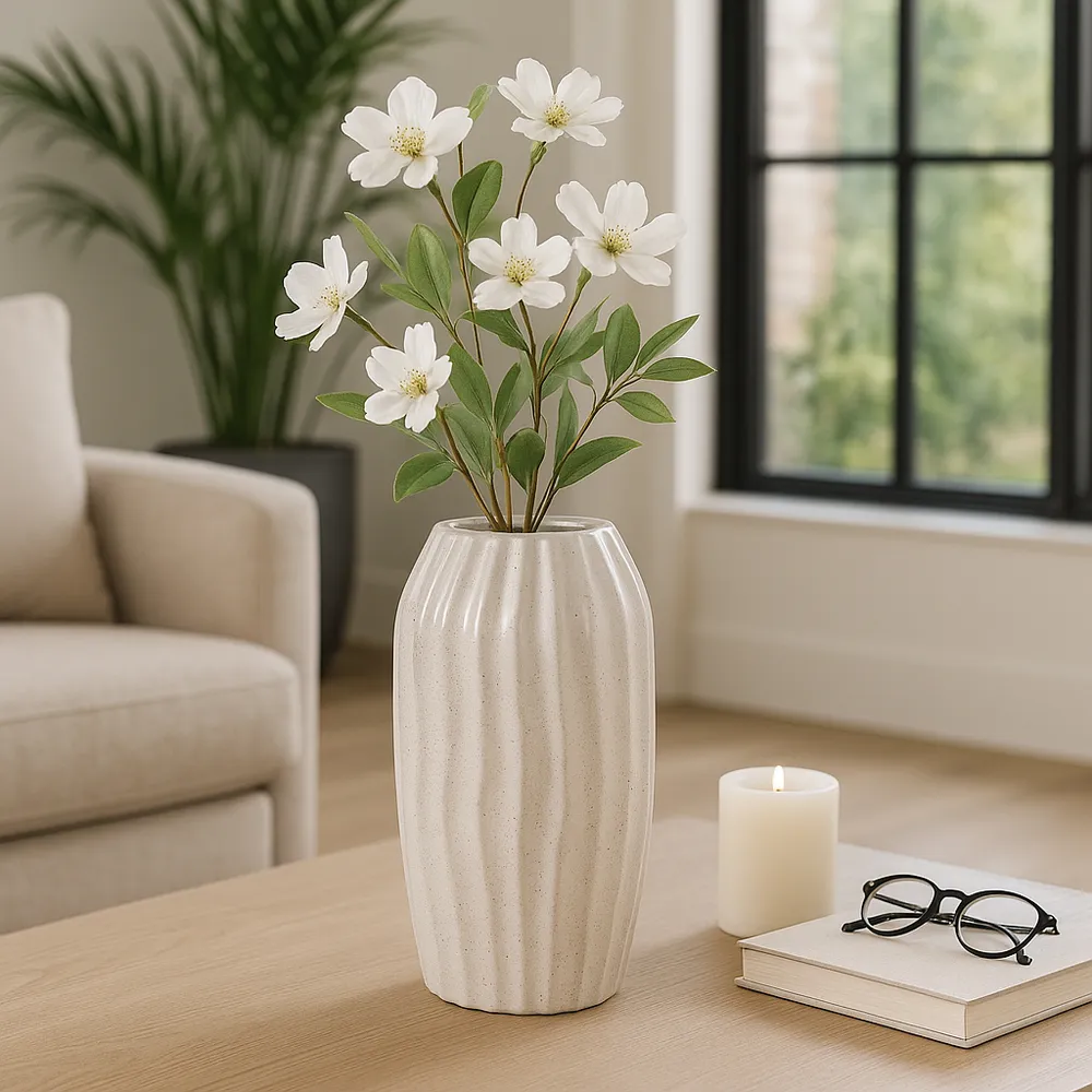 LINTONHAM IVORY VASE 12 (IN)