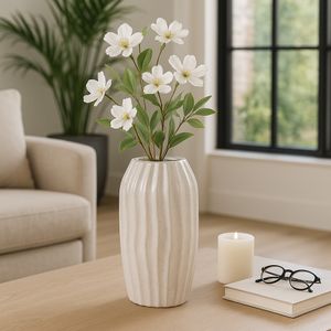 LINTONHAM IVORY VASE 12 (IN) 2