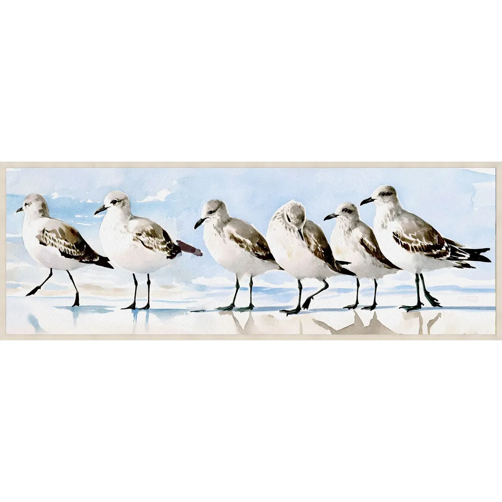 Canvas in a Floating White Frame