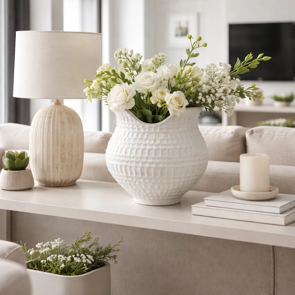 DILLONGROVE IVORY VASE 16 (IN)