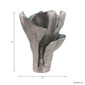 EATON SILVER VASE 17 (IN) 10