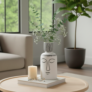 LOCHTON BLACK VASE 11 (IN) 12