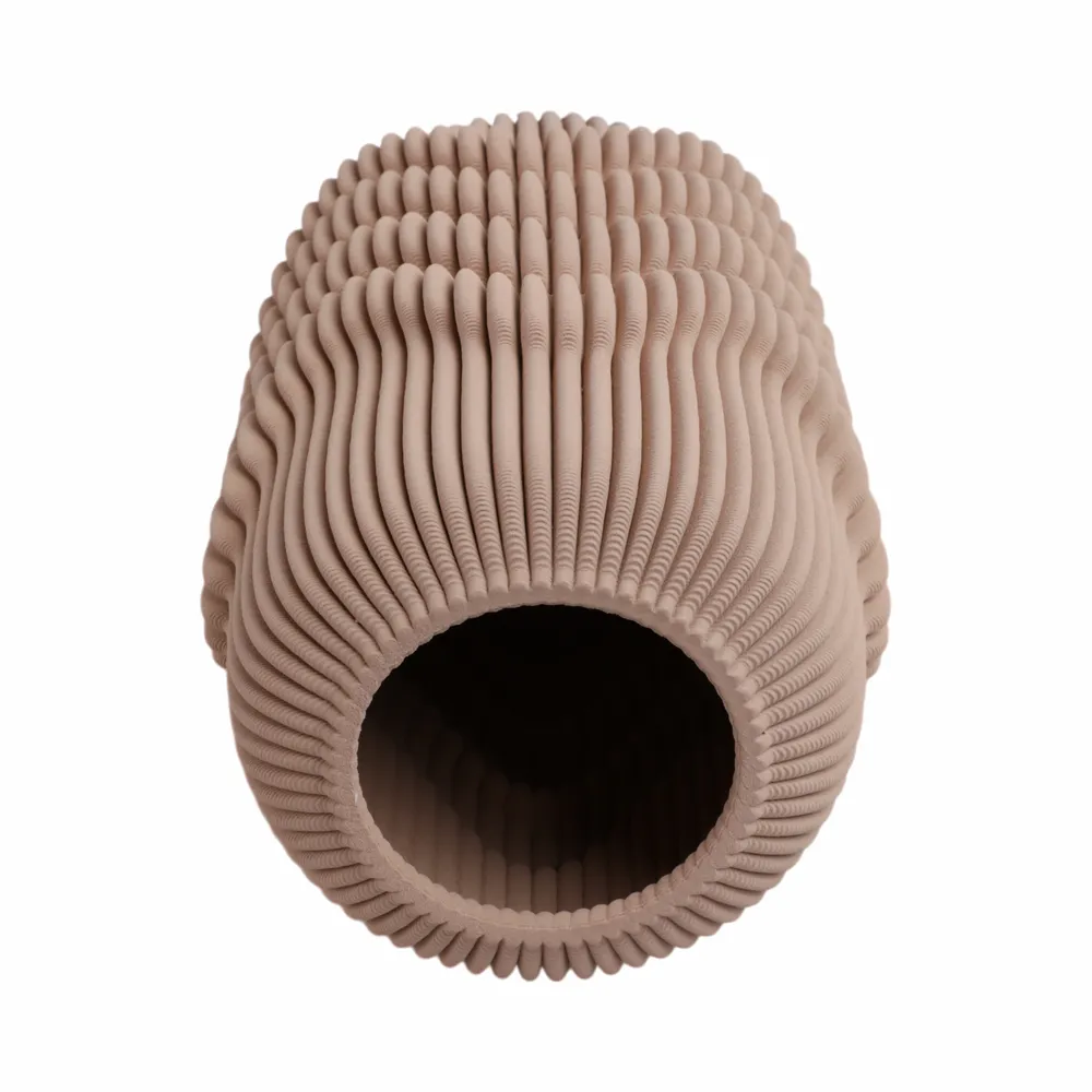 ARLENPORT TAN VASE 12 (IN)
