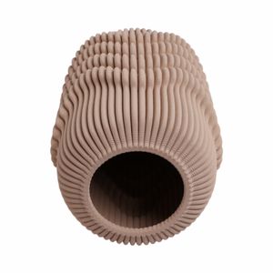 ARLENPORT TAN VASE 12 (IN) 7