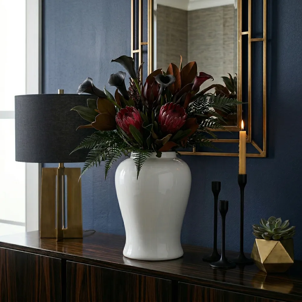 ARLENBEACH WHITE CHINOISERIE 24 (IN)