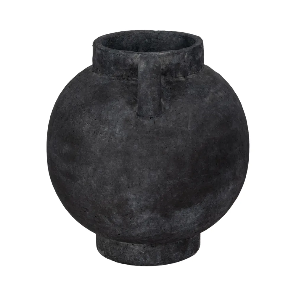 CORBINFORD BLACK VASE 12 (IN)
