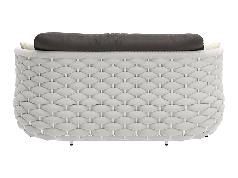 Coral Reef Loveseat Gray 5
