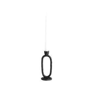 SHELTONRUN BLACK CANDLE HOLDER 8 (IN) 5