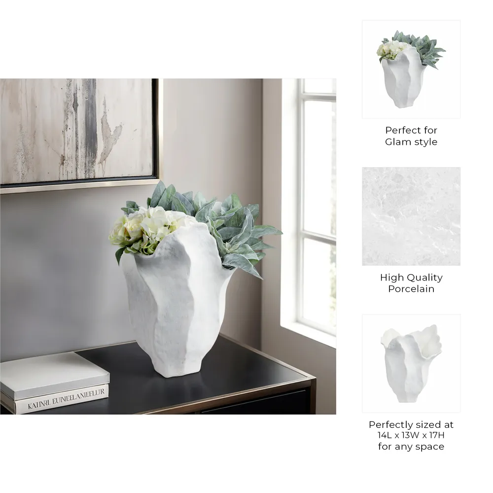 GLASERVALE IVORY VASE 17 (IN)
