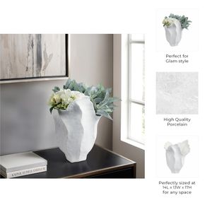 GLASERVALE IVORY VASE 17 (IN) 10