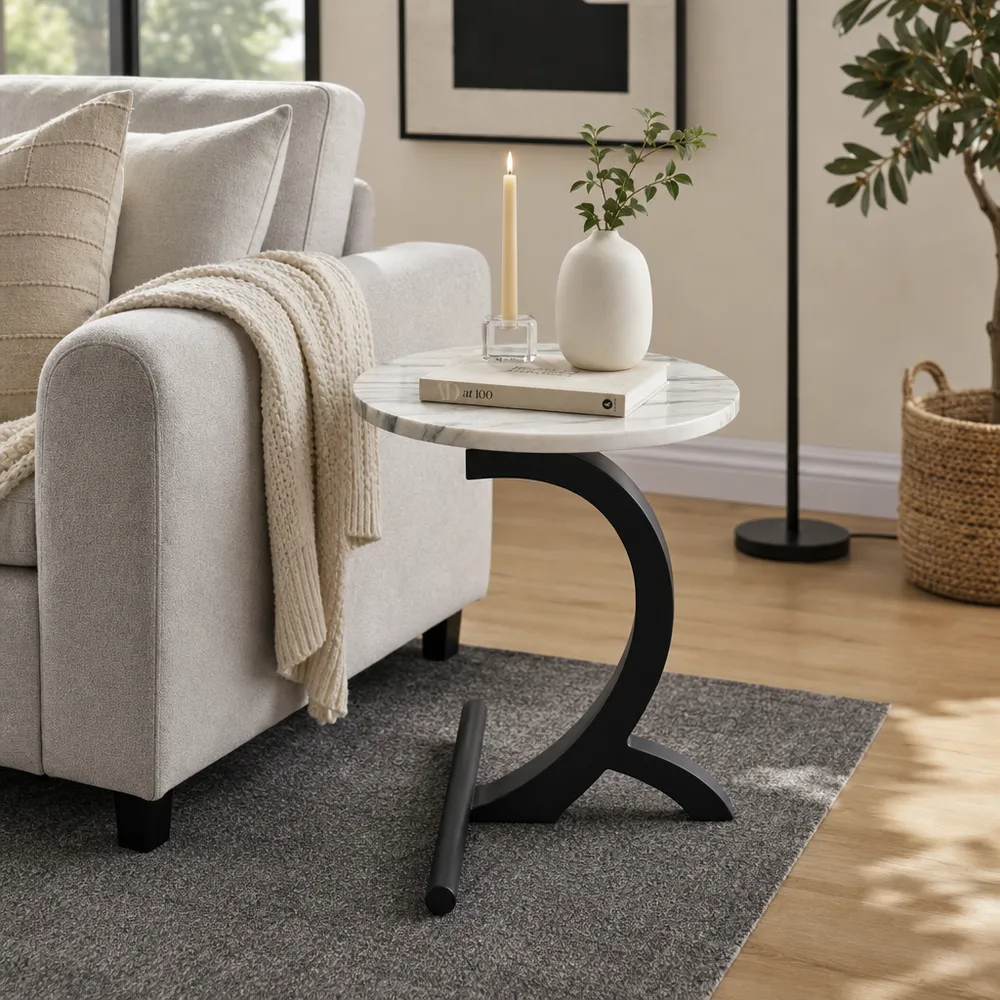 DORSEYWELL BLACK TABLE 21 (IN)