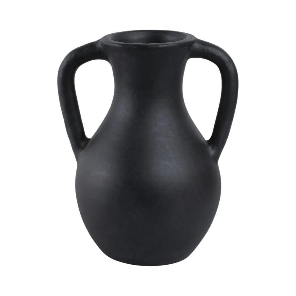 SHERMANCLIFF BLACK VASE 12 (IN)