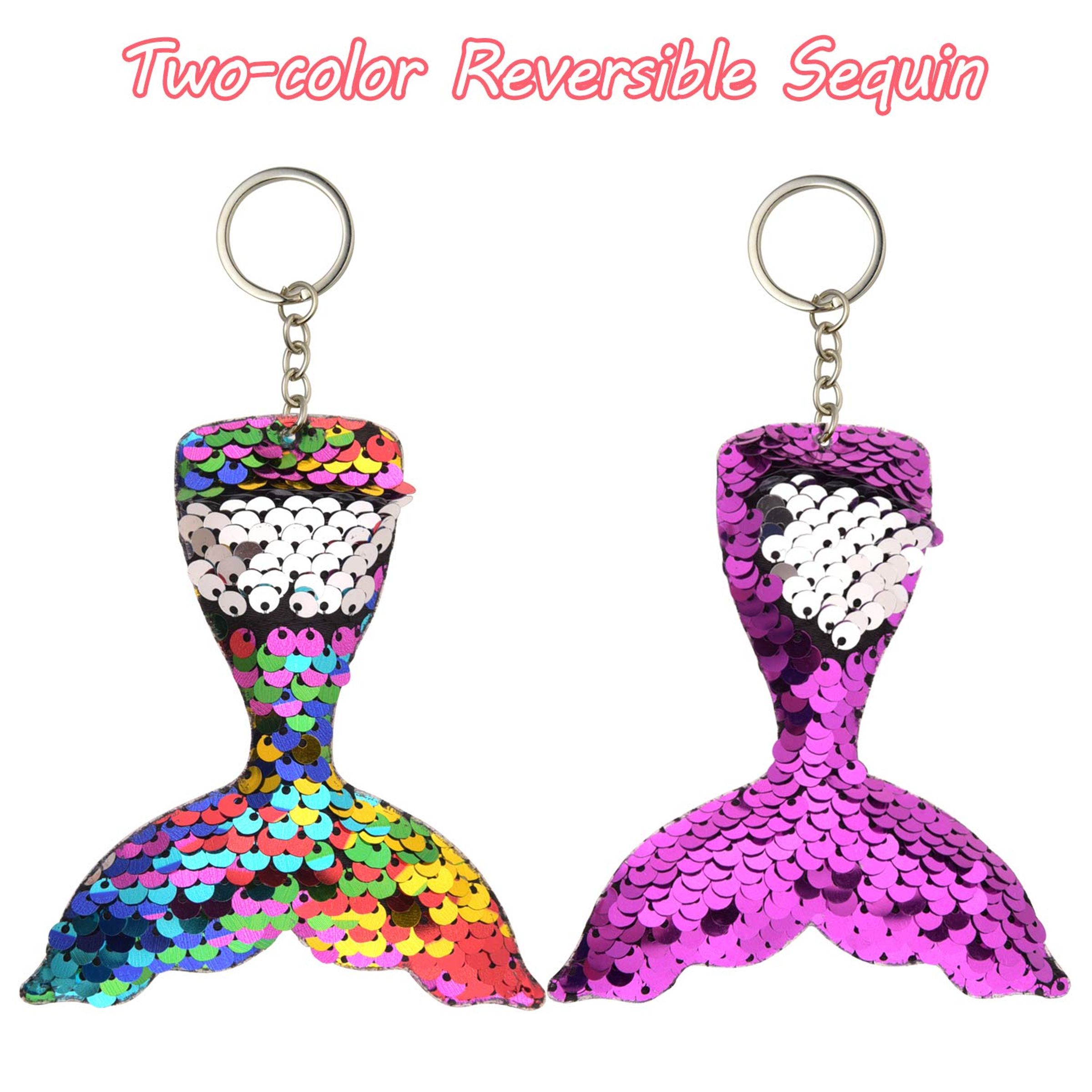 GLITTER KEYCHAIN - MERMAID TAIL