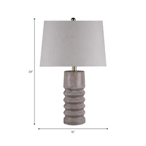 LANESTONE WHITE LAMP 24 (IN) 6