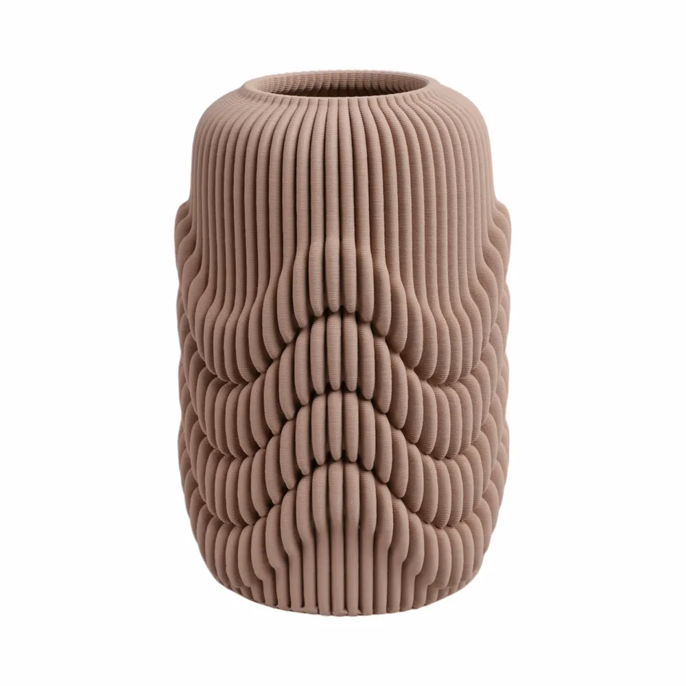 ARLENPORT TAN VASE 12 (IN)