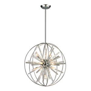 Twilight 22'' Wide 10-Light Chandelier - Polished Chrome 1