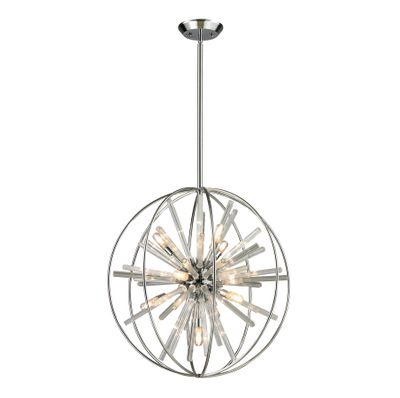 Twilight 22'' Wide 10-Light Chandelier - Polished Chrome