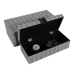 BECKETTLAKE SET OF 2 BLACK BOXES 5 (IN) 4
