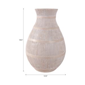 ETHANWIND IVORY VASE 19 (IN) 9