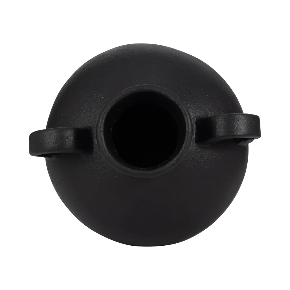 BURTONHOLM BLACK VASE 16 (IN)