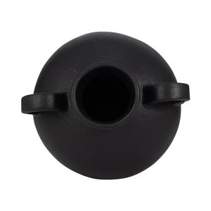 BURTONHOLM BLACK VASE 16 (IN) 7
