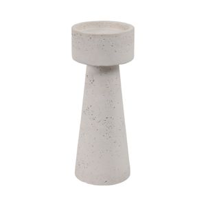 CARLIN WHITE CANDLE HOLDER 12 (IN) 4