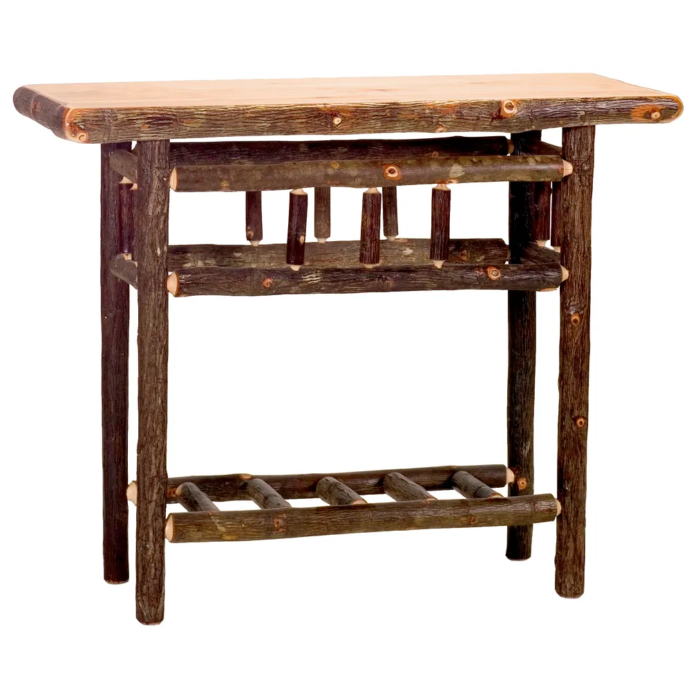 Hickory Open Sofa Table - Espresso