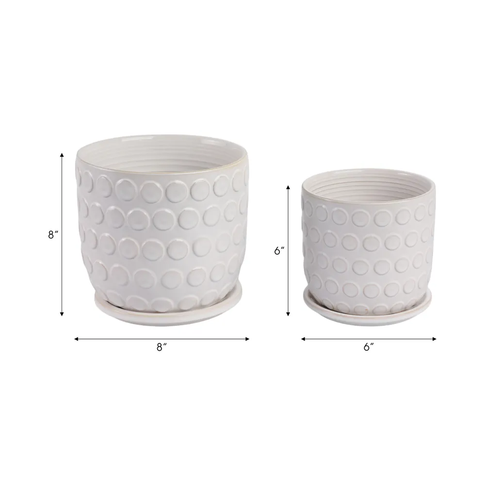 FIONAOAK SET OF 2 PLANTER 7 (IN)