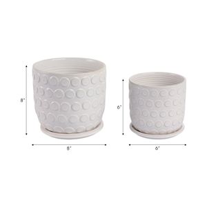 FIONAOAK SET OF 2 PLANTER 7 (IN) 9