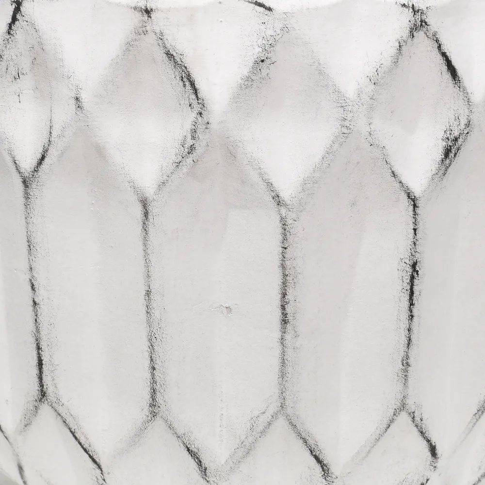 FORRESTPARK SET OF 3 WHITE PLANTER 11 (IN)
