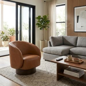 LEOWICK BROWN CHAIR 33 (IN) 8