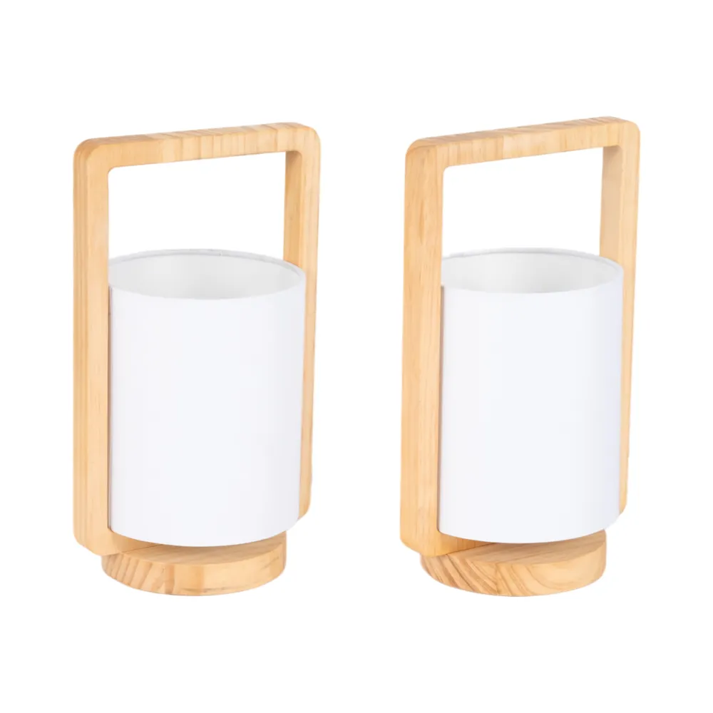 RHEA SET OF 2 WHITE LAMPS 11 (IN)