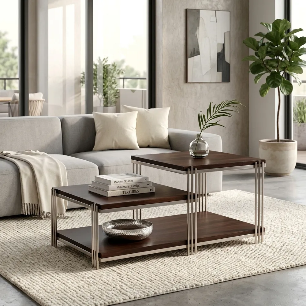 CASTONSHAW BROWN COFFEE TABLE 20 (IN)