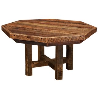 Barnwood Poker Table Cover - Eight Sided - Artisan Top