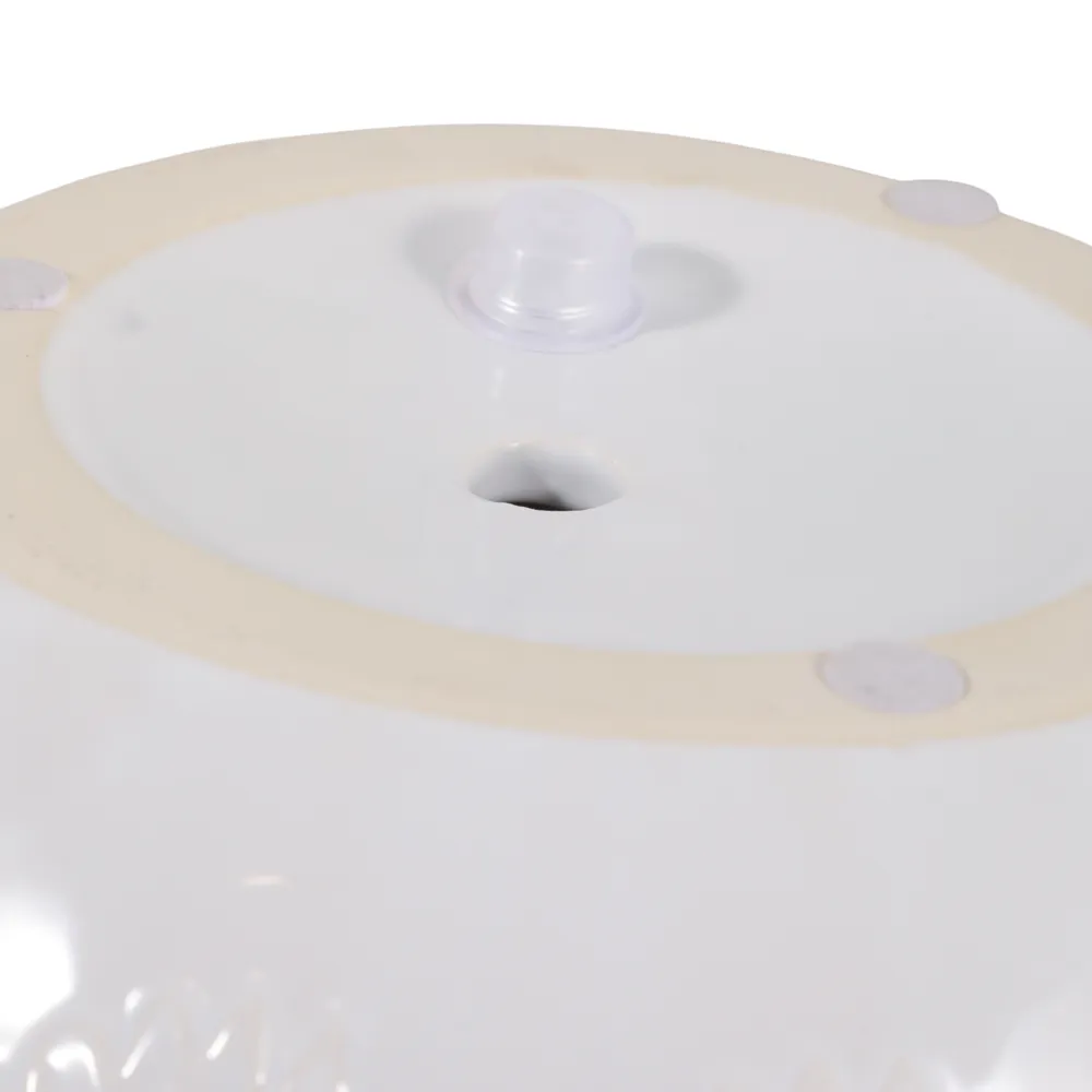 BRONSONRUN SET OF 2 WHITE PLANTER 7 (IN)