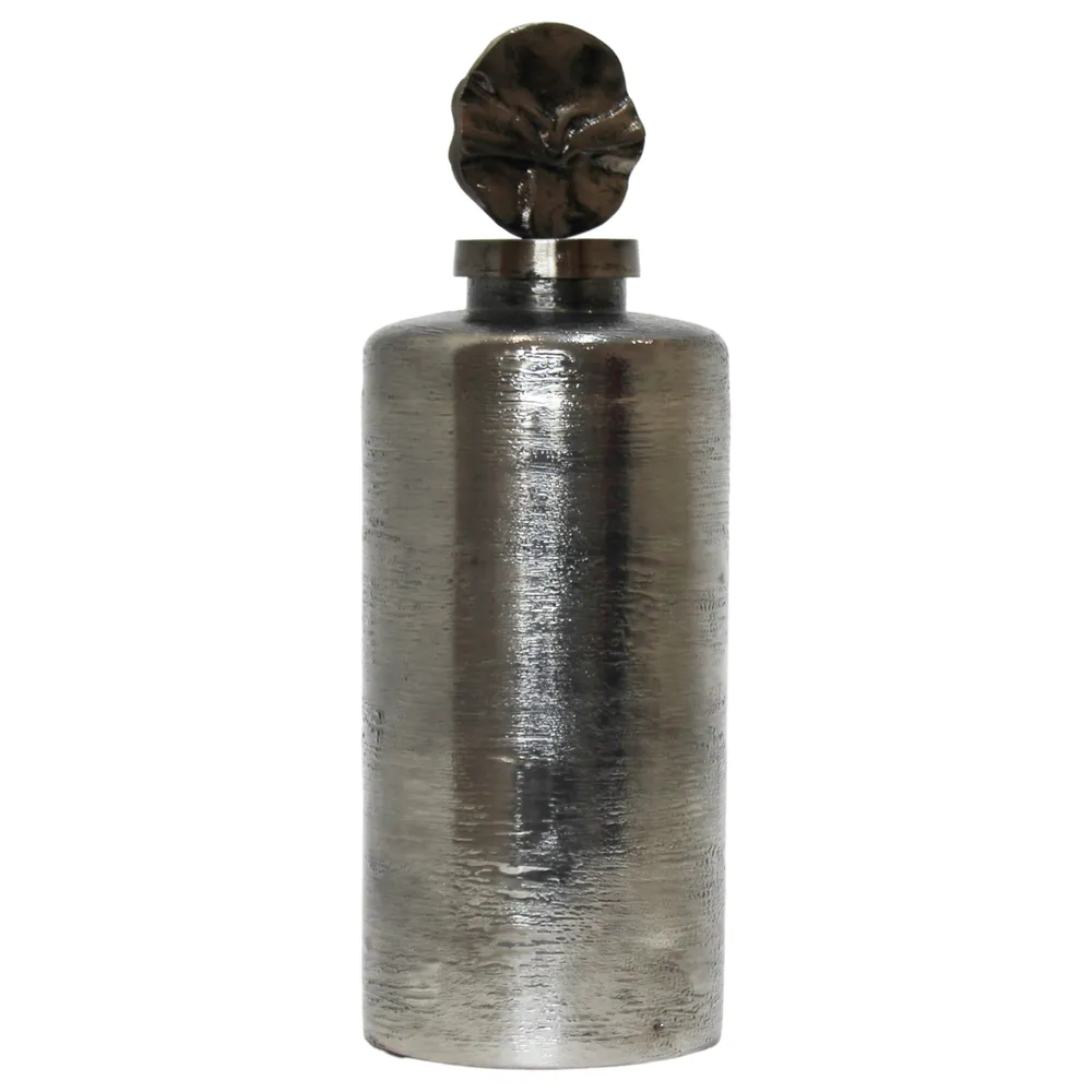 LANEWIND GRAY GLASS VASE 19 (IN)