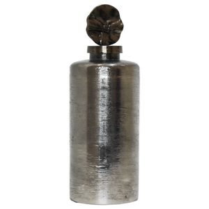 LANEWIND GRAY GLASS VASE 19 (IN) 4