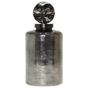LANEWIND GRAY GLASS VASE 16 (IN) 1