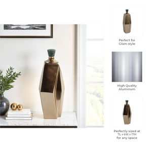 FRAZER GOLD VASE 17 (IN) 10