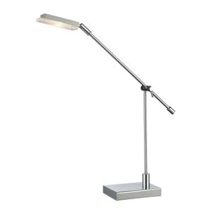 Bibliotheque 26'' High 1-Light Desk Lamp - Polished Chrome 2