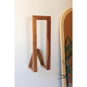 Wooden Wall Towel Rack 4