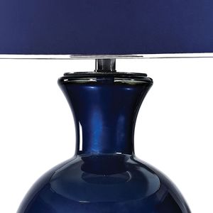 Helensburugh 34'' High 1-Light Table Lamp - Navy 4