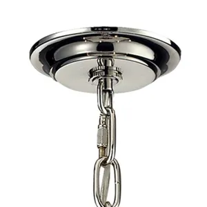 Exitor 34'' Wide 6-Light Chandelier - Polished Nickel 3