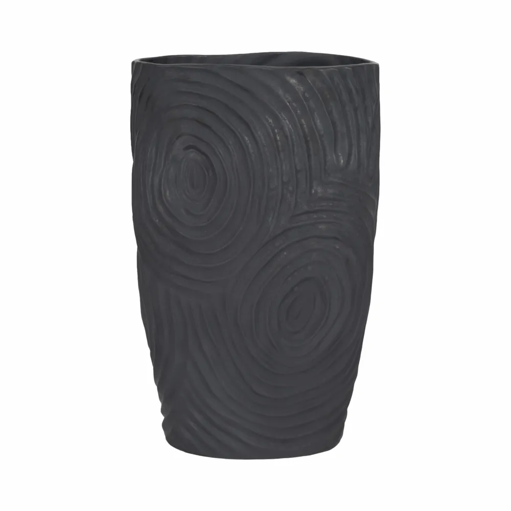 GENTRYLAKE BLACK VASE 16 (IN)
