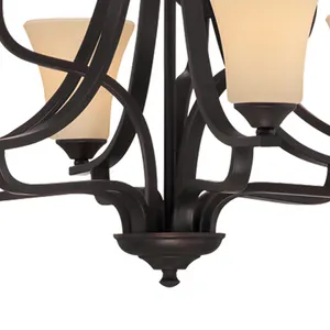 Treme 34'' Wide 9-Light Chandelier - Espresso 3