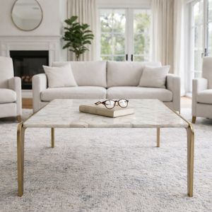 FINLEYLAKE GOLD COFFEE TABLE 19 (IN) 11