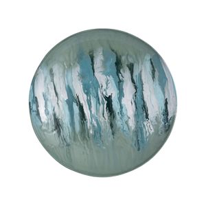 Spindrift Dimensional Wall Art - Set of 3 Seafoam Green Enamel 3