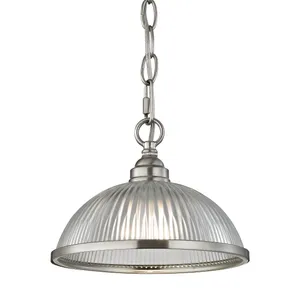 Liberty Park 9'' Wide 1-Light Mini Pendant - Brushed Nickel 1