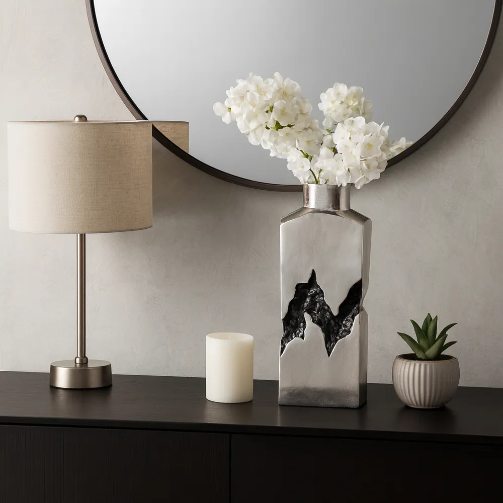 HALDENMILL SILVER VASE 20 (IN)
